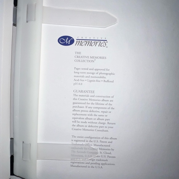 New Creative Memories 5x7 Black Photo Album Includes Unused Pages - Picture 4 of 7